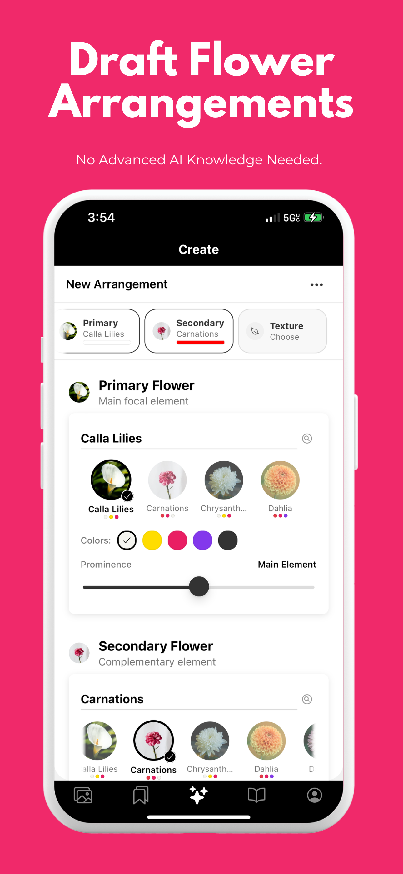 Floral AI Interface